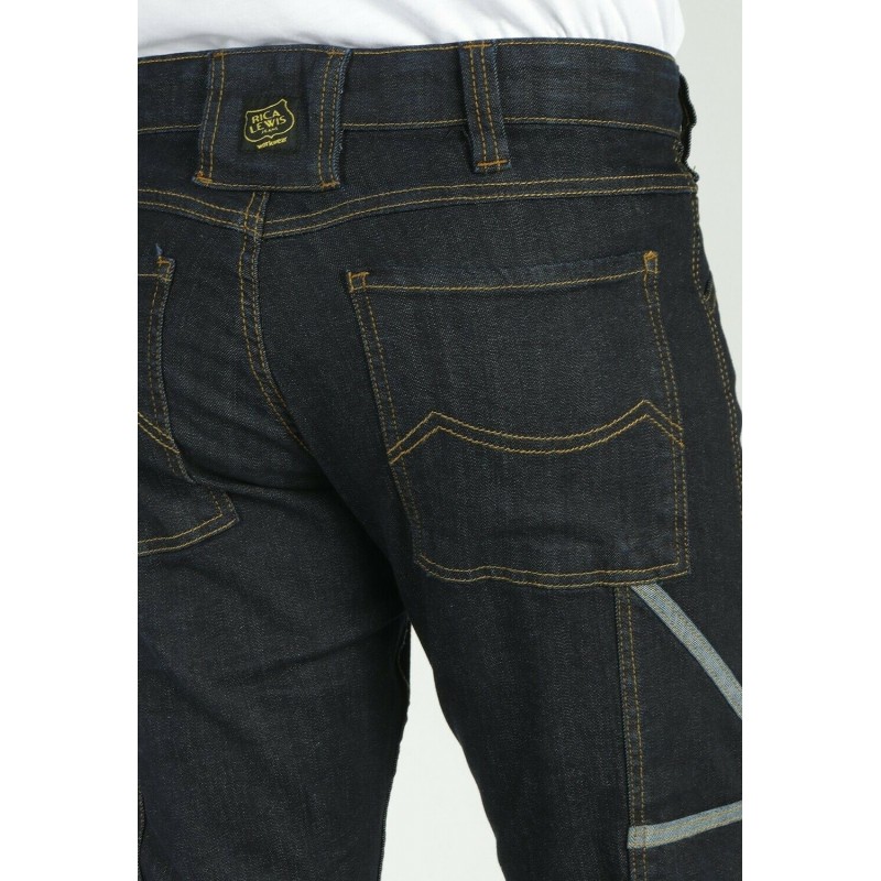 RICA LEWIS mod. JOBA Pantalone pantaloni da lavoro jeans resistenti con tasconi
