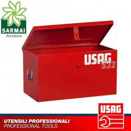 USAG 532 A BAULE CASSA CASSONE PORTAUTENSILI PORTA ATTREZZI METALLO 520x290x290