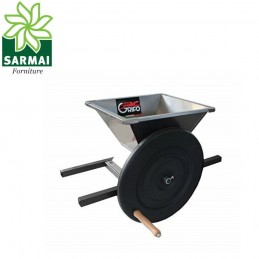 Pigiafrutta pigiatrice pigia frutta a mano completamente INOX a barella 43x36 cm
