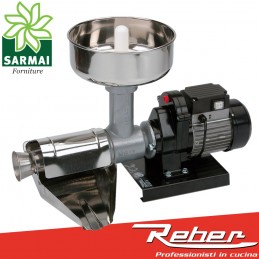 REBER 9008N Spremipomodoro Passapomodoro n° 3 elettrico 400W corpo inox e ghisa
