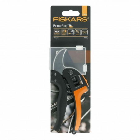 Fiskars forbici PowerStep Incudine P83 a sforzo ridotto rami Ø 24 mm art.1000575
