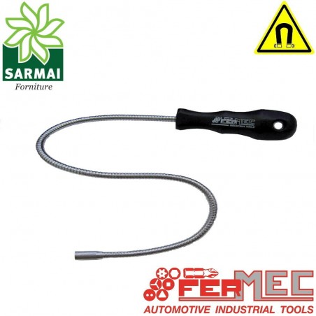 FerMec 9800 asta flessibile flex magnetica calamita 450 mm Ø 8 mm