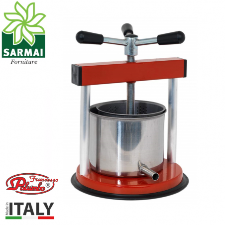 Torchietto Torchio Premitutto Contenitore 1,5 Lt Acciaio Inox Palumbo Tommy