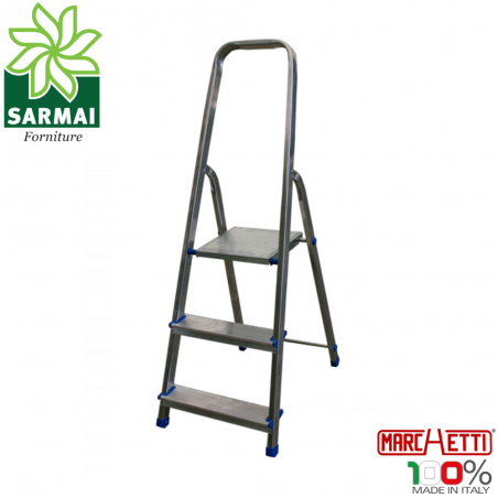 SCALA DOMESTICA IN ALLUMINIO STELLA BASIC MARCHETTI LEGGERA VARIE ALTEZZE
