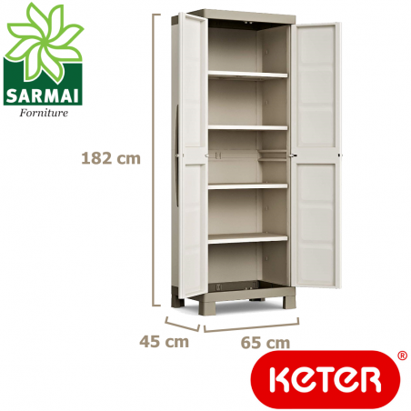 KETER EXCELLENCE armadietto armadio alto basso portascope porta scope pensile