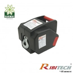 VERRICELLO ELETTRICO RIBITECH 12 V + KIT INSTALLAZIONE + COMANDO A DISTANZA