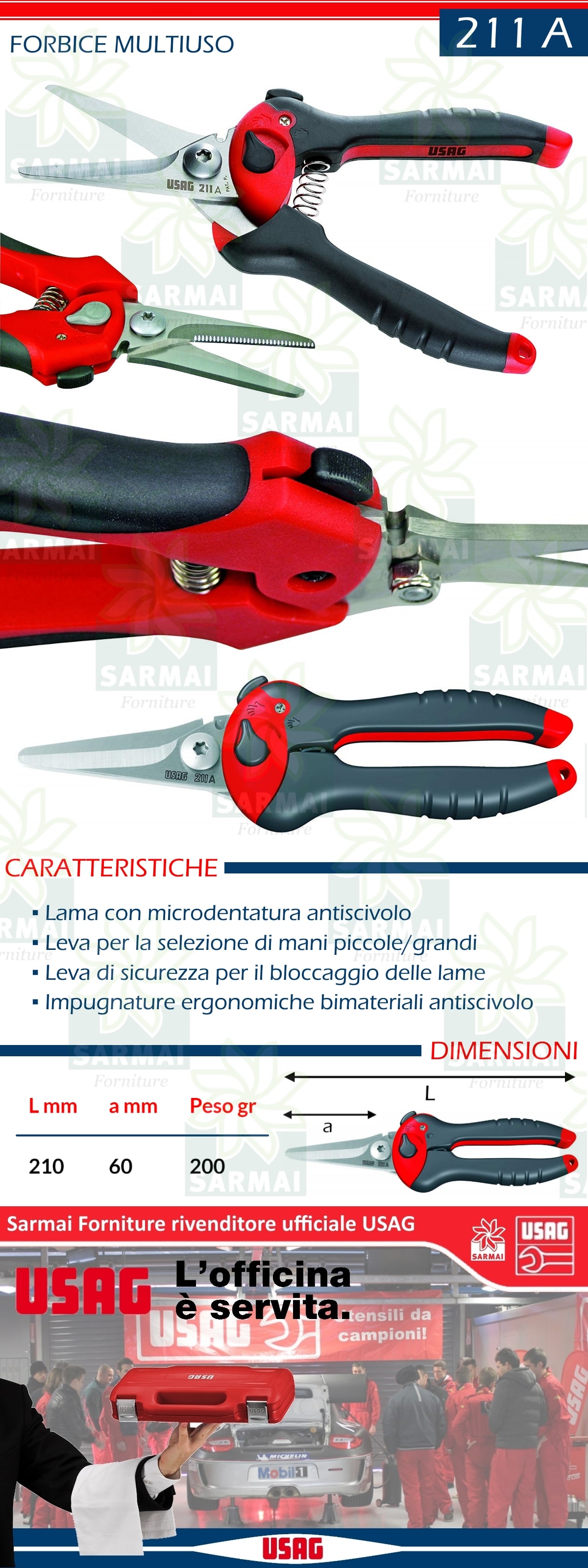 DESCRIZIONE FORBICI MULTIUSO