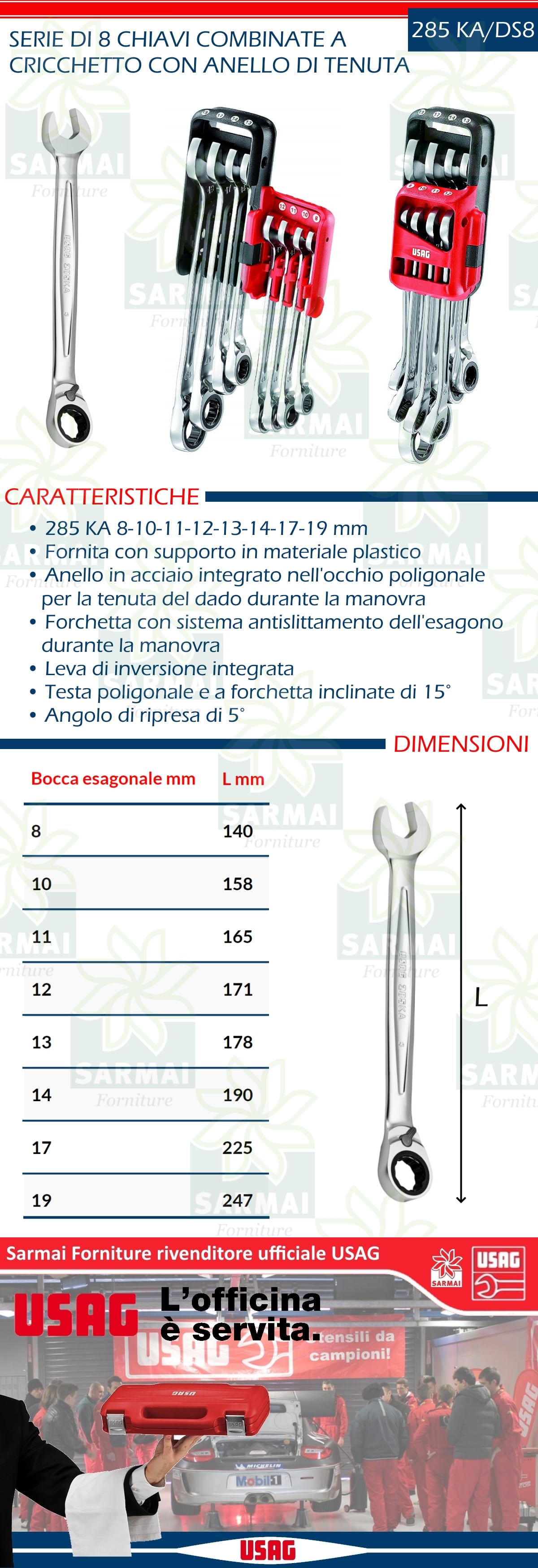 DESCRIZIONE SERIE 8 CHIAVI