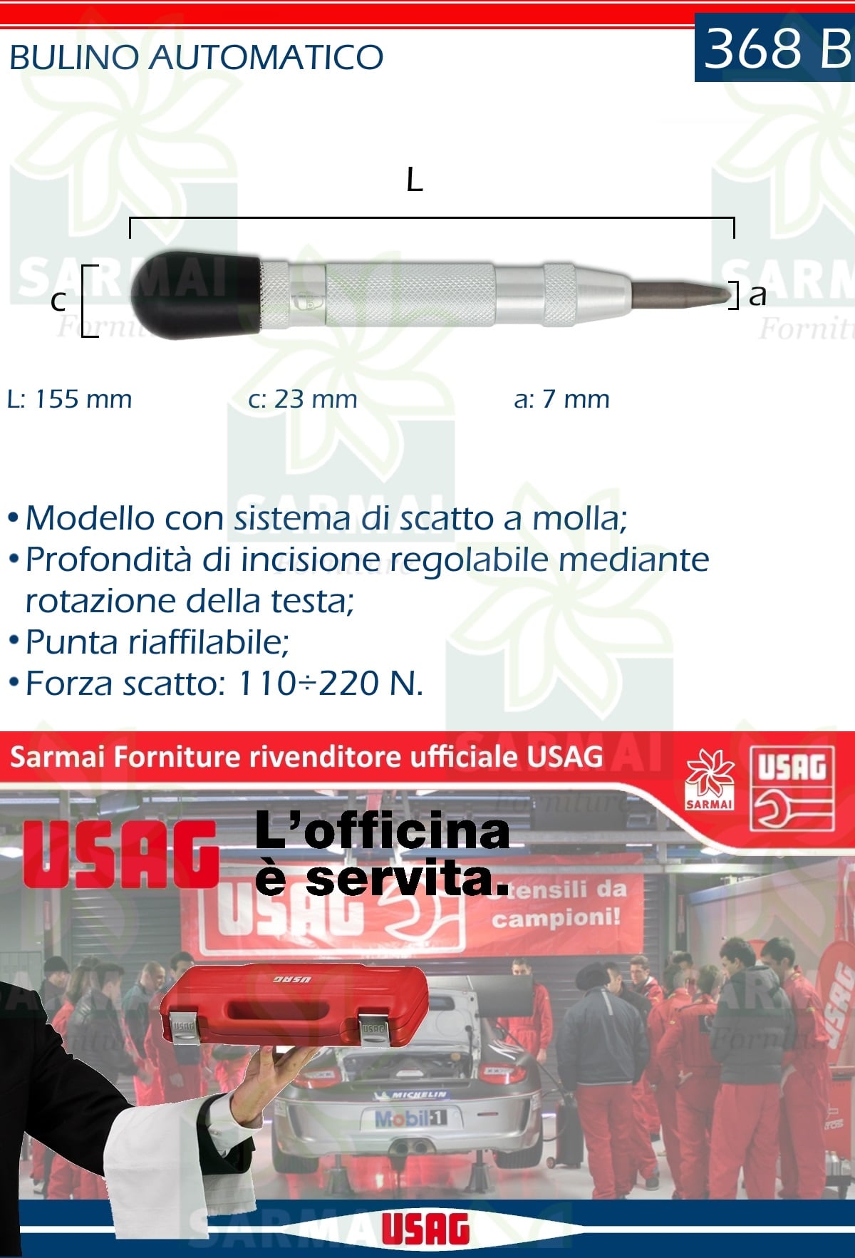 DESCRIZIONE BULINO USAG