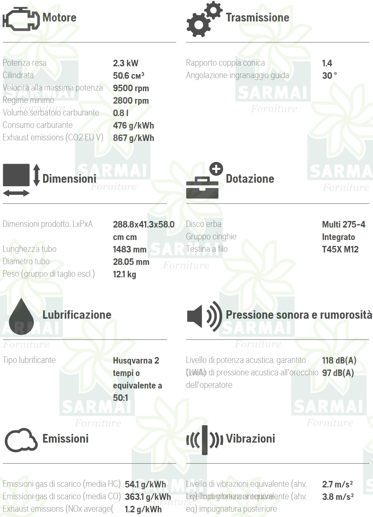 specifiche 233RJ