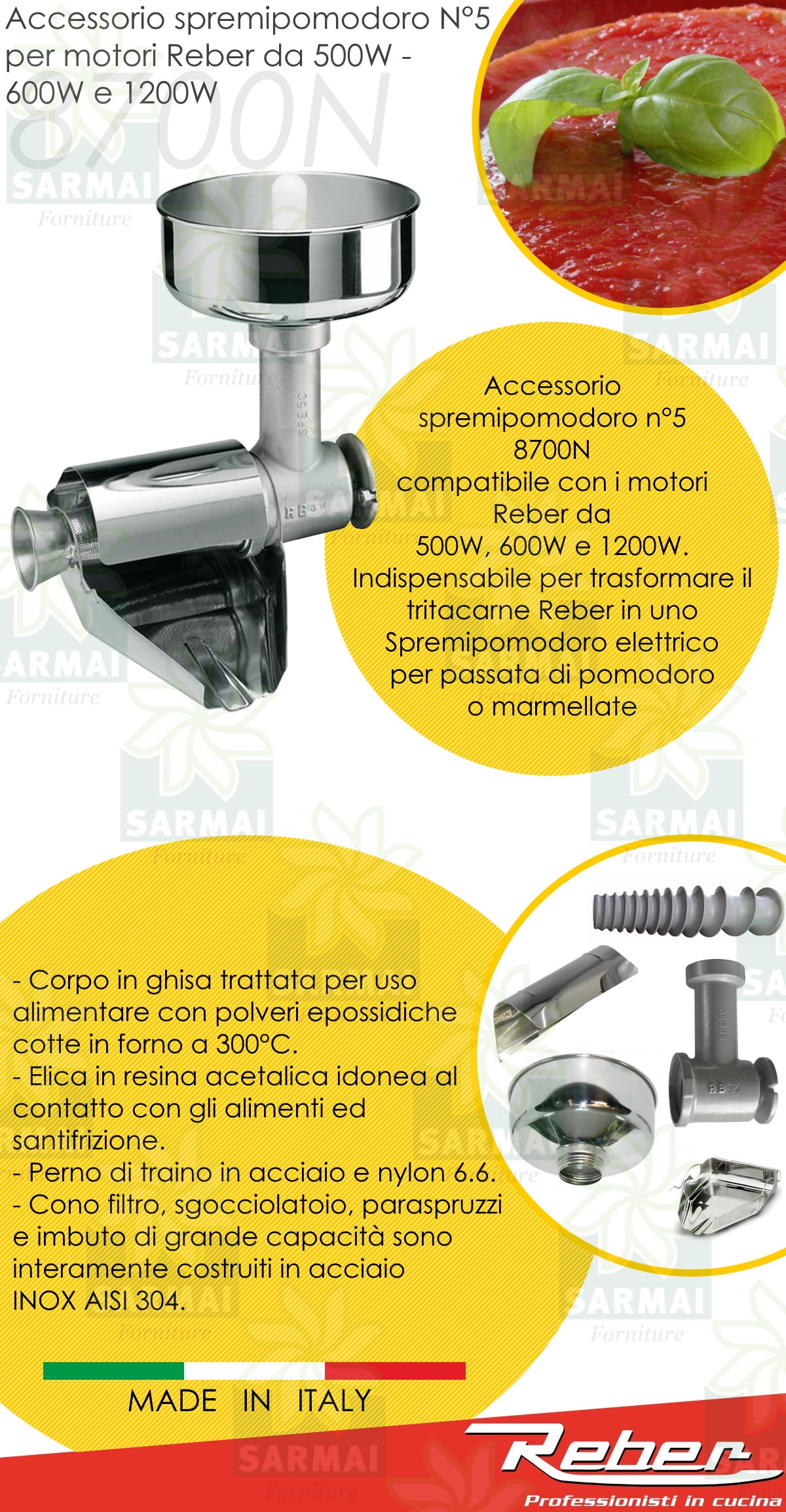 DESCRIZIONE SPREMIPOMODORO