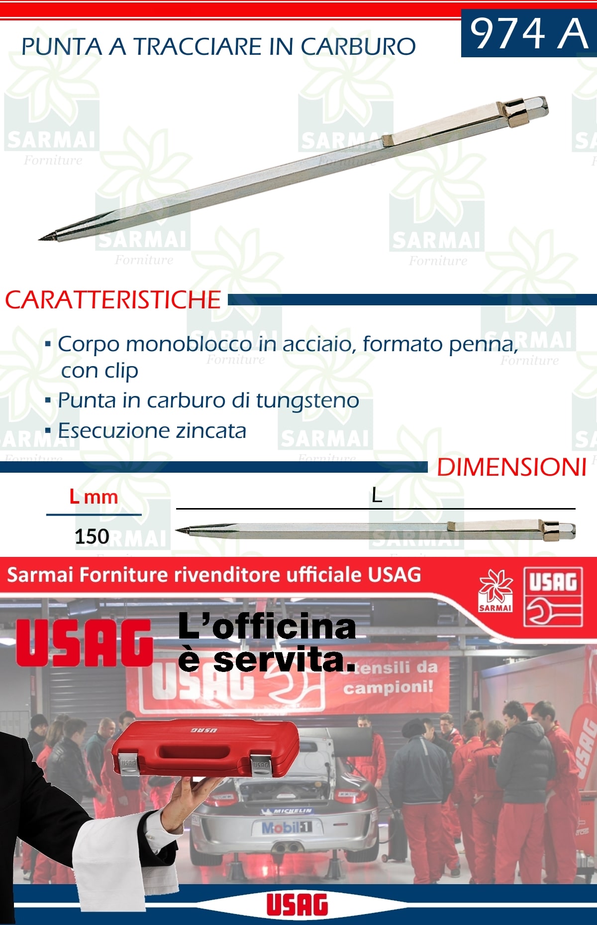 DESCRIZIONE PUNTA A TRACCIARE