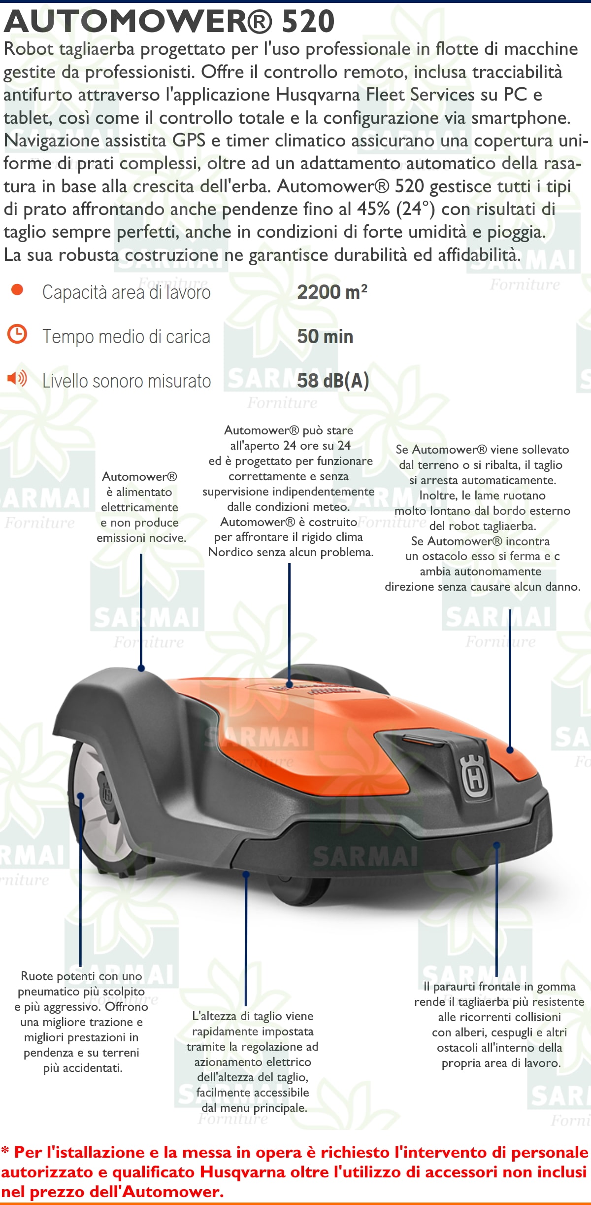 DESCRIZIONE AUTOMOWER