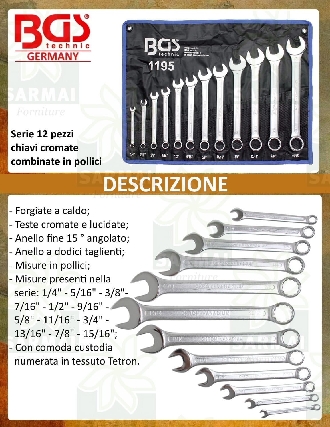 DESCRIZIONE SET CHIAVI