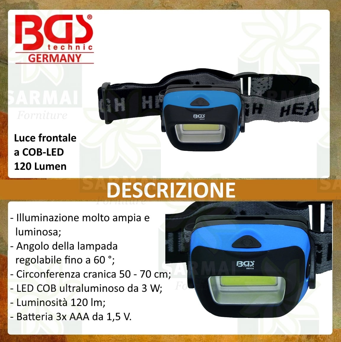 DESCRIZIONE LAMPADA