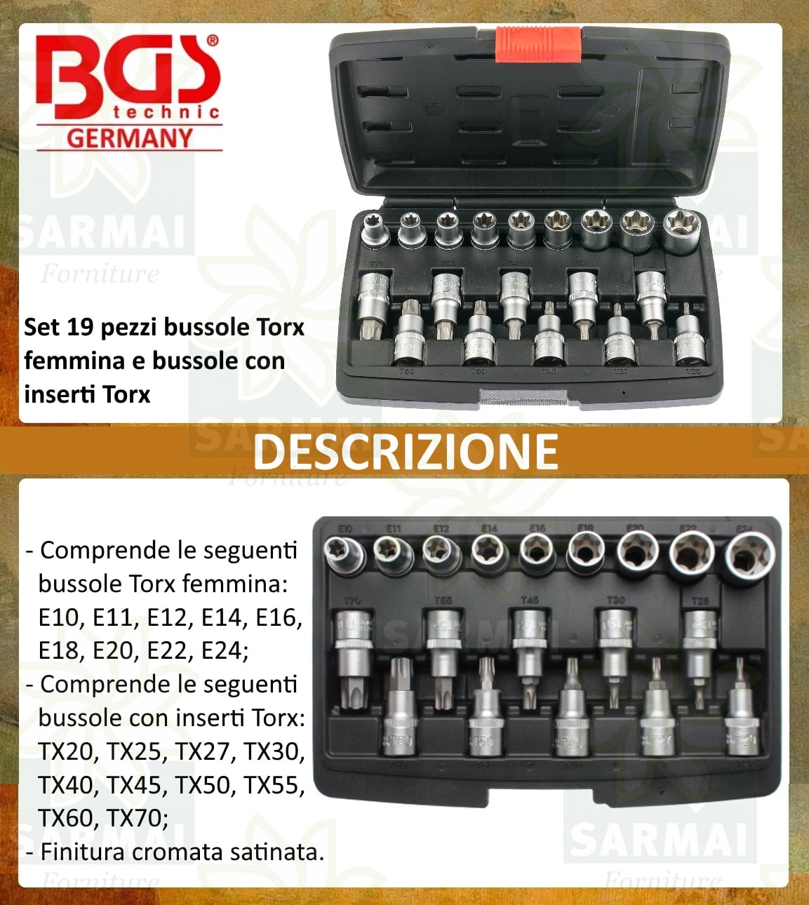 DESCRIZIONE SET BGS