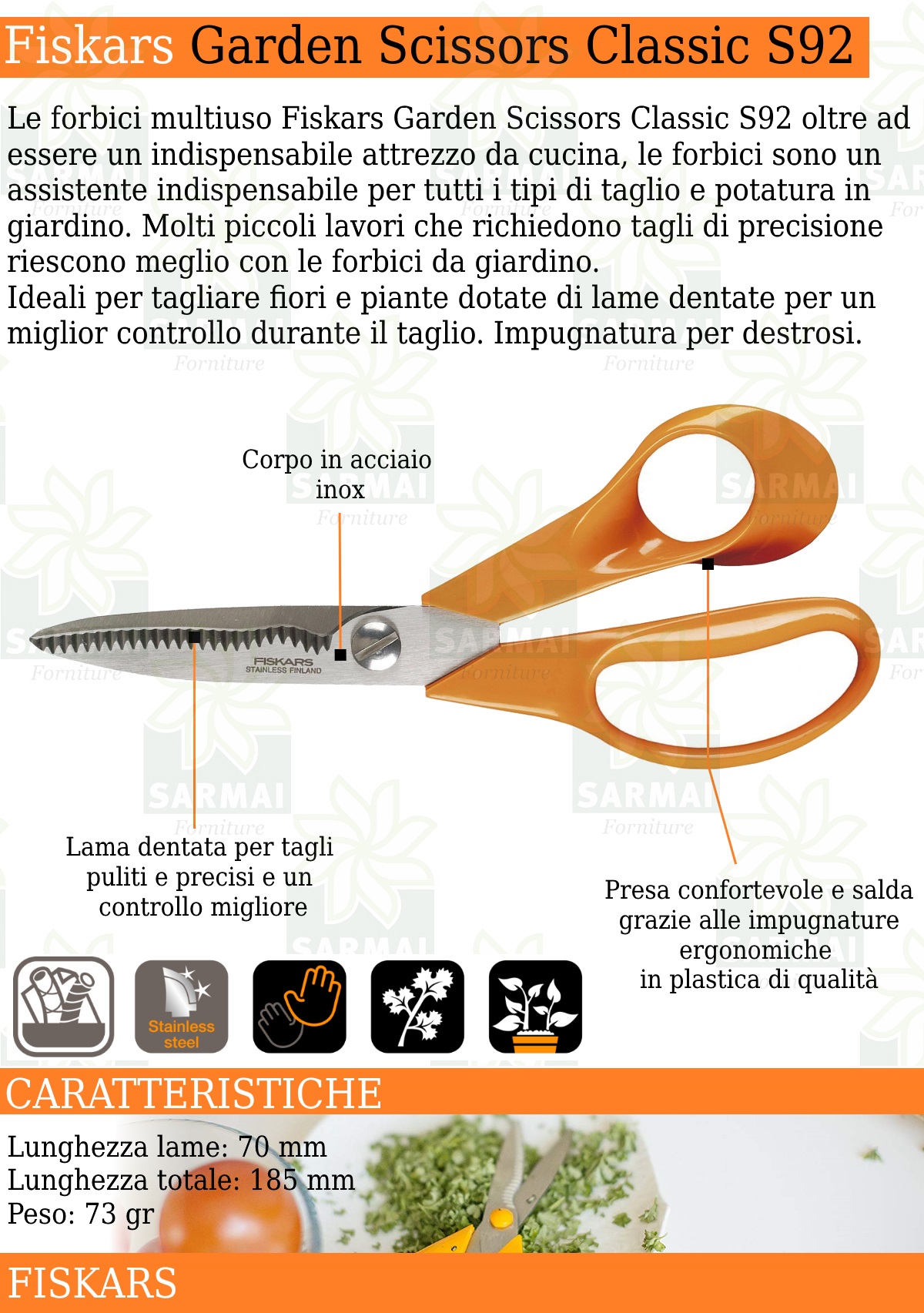 DESCRIZIONE FORBICI
