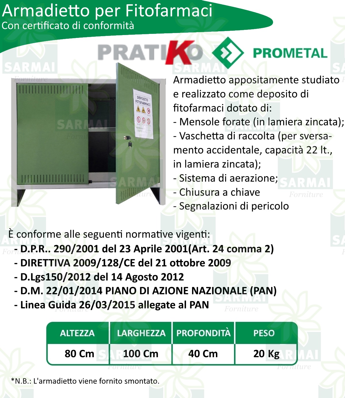 DESCRIZIONE ARMADIETTO