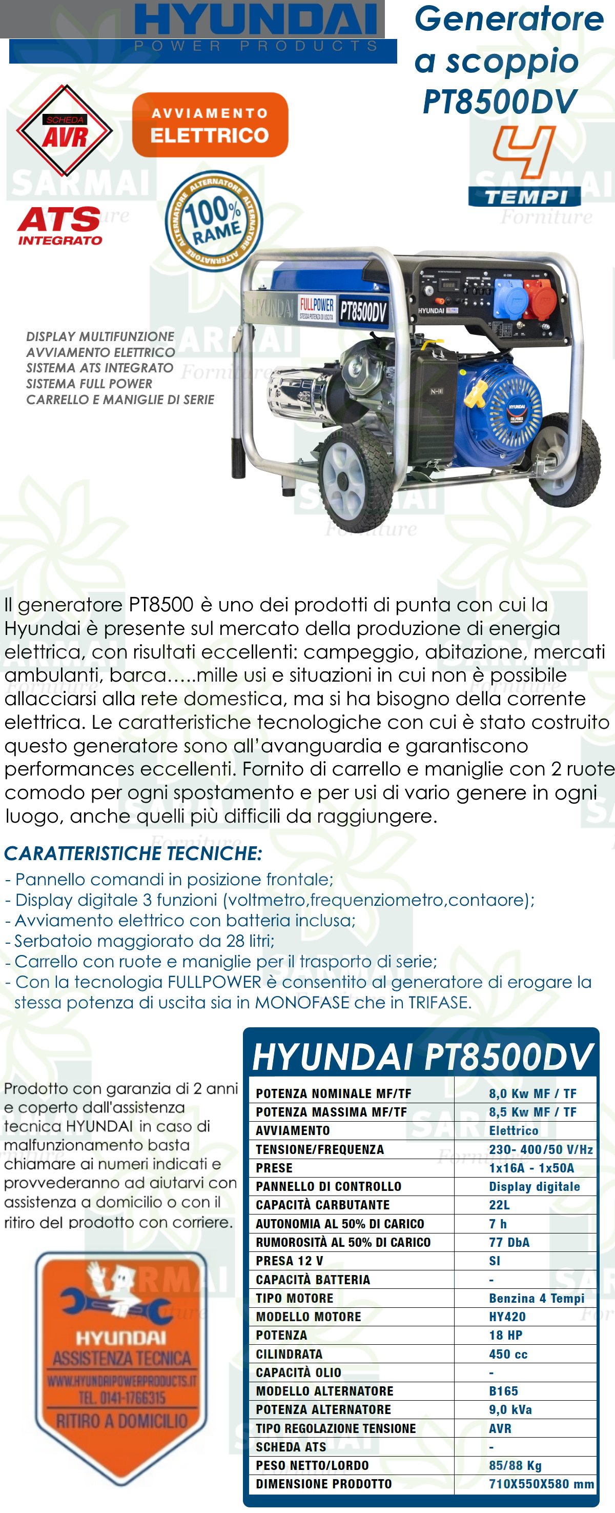 DESCRIZIONE PT8500