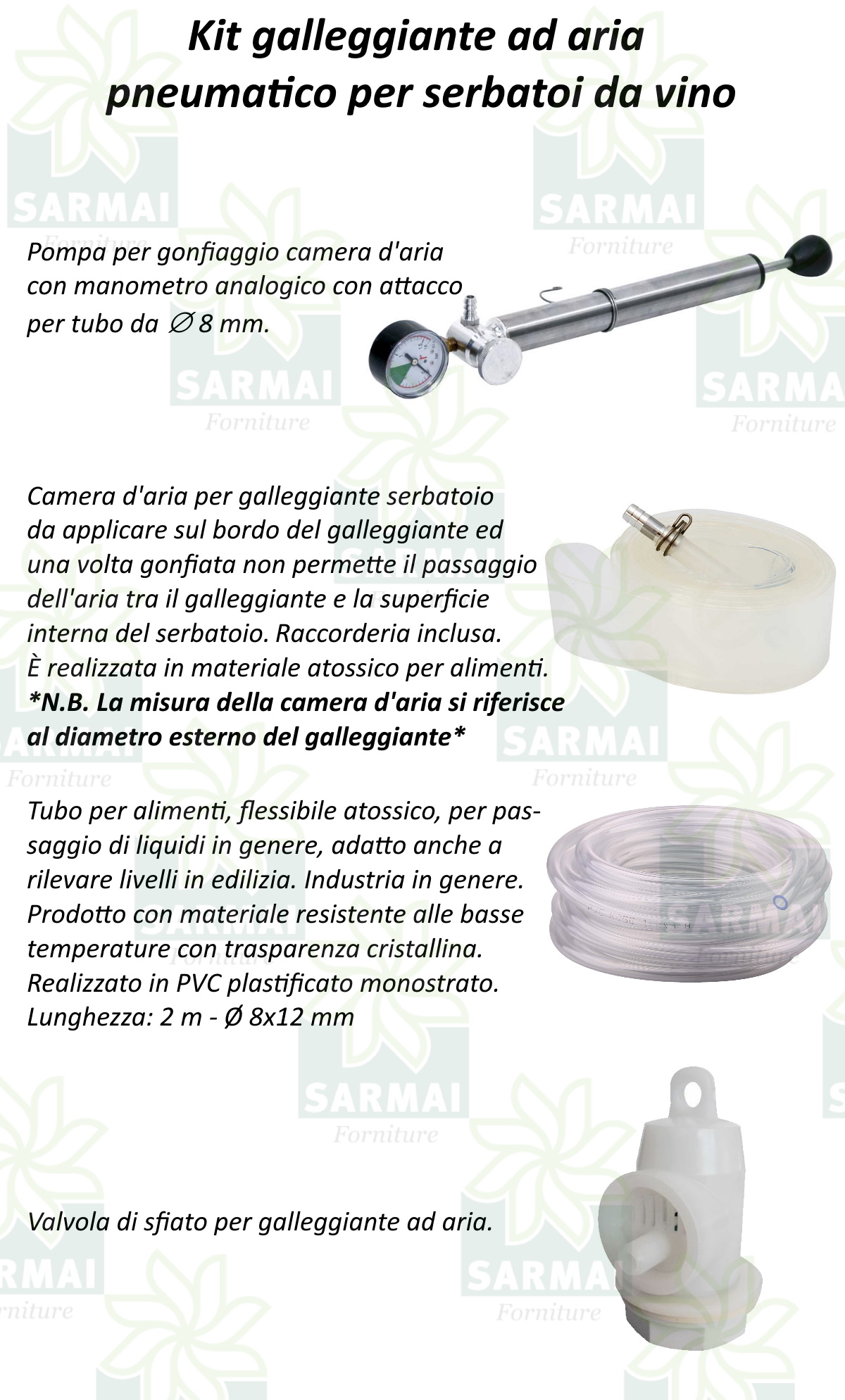 accessori botte