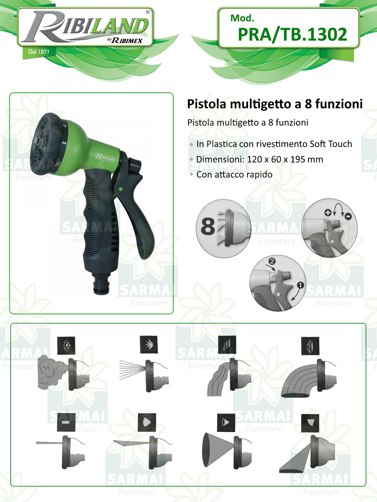 DESCRIZIONE PISTOLA MULTIGETTO
