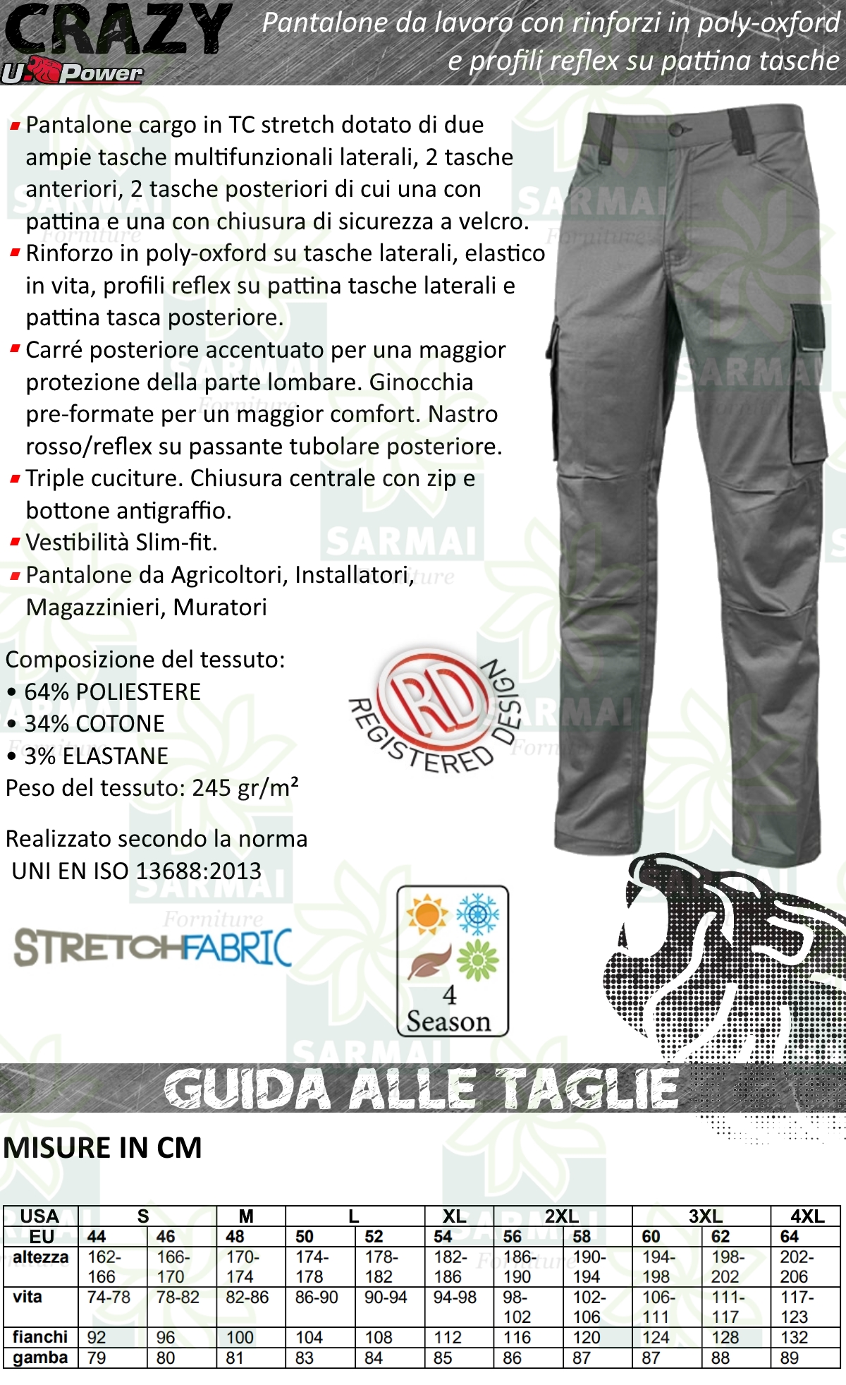 DESCRIZIONE PANTALONI CRAZY