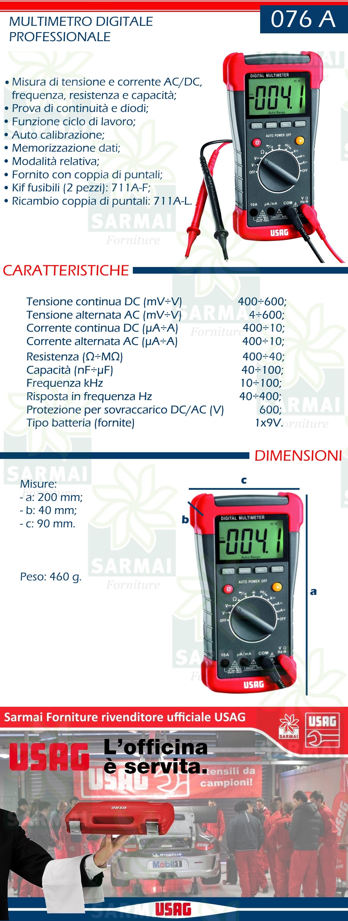 DESCRIZIONE TESTER
