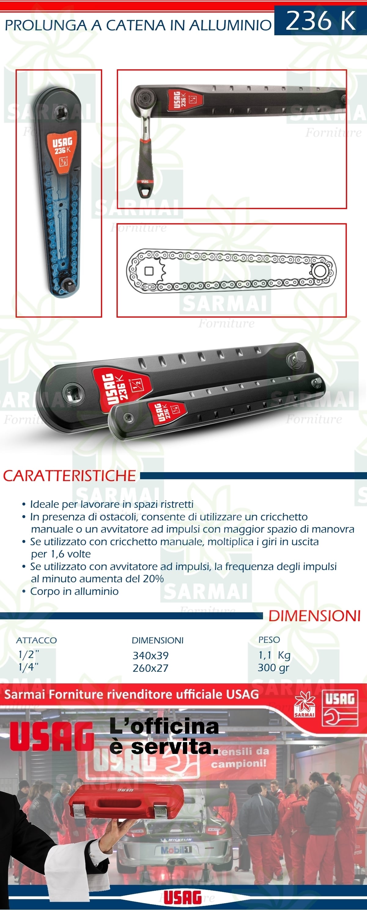 DESCRIZIONE PROLUNGA A CATENA