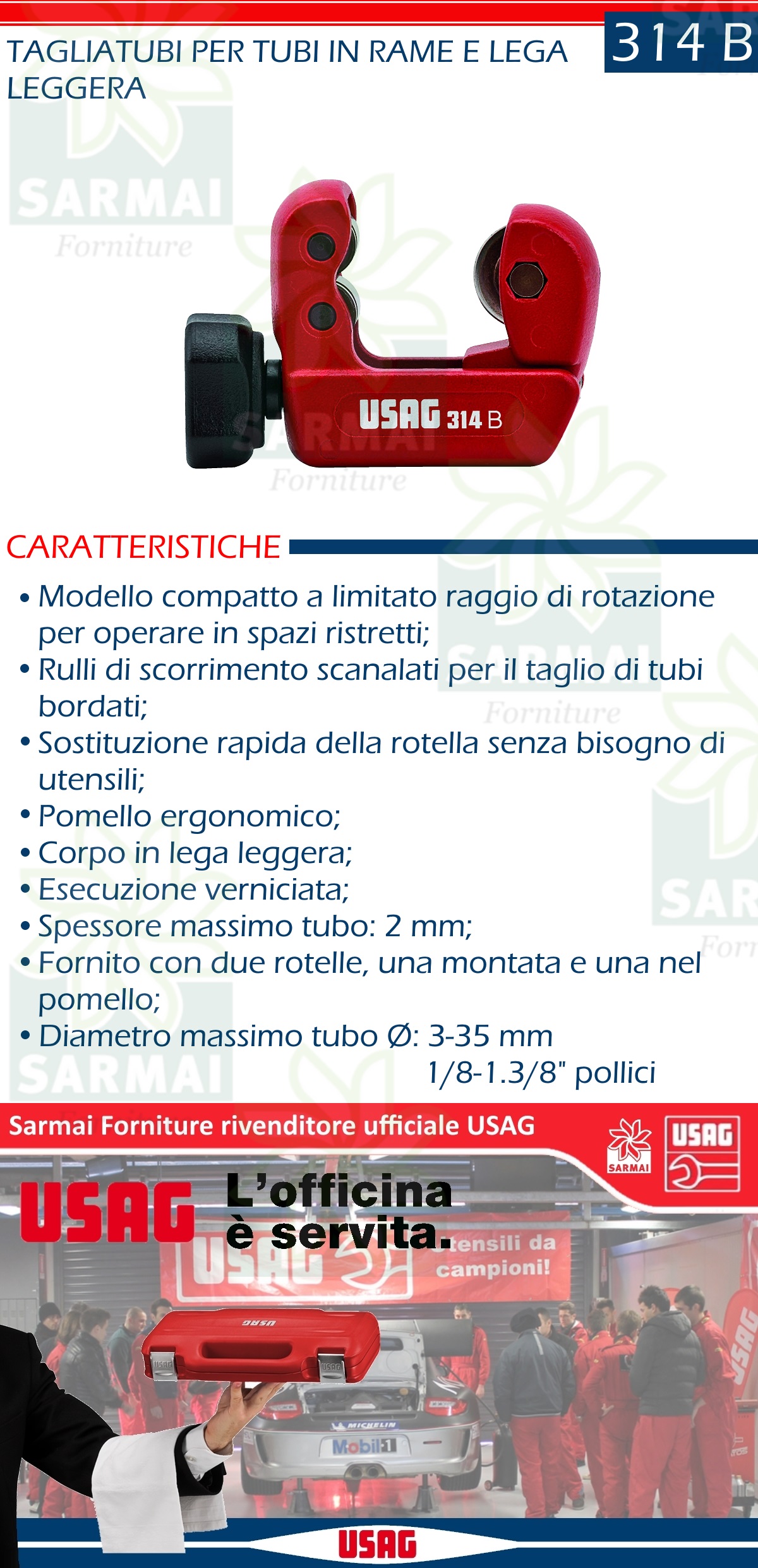 DESCRIZIONE TAGLIATUBI