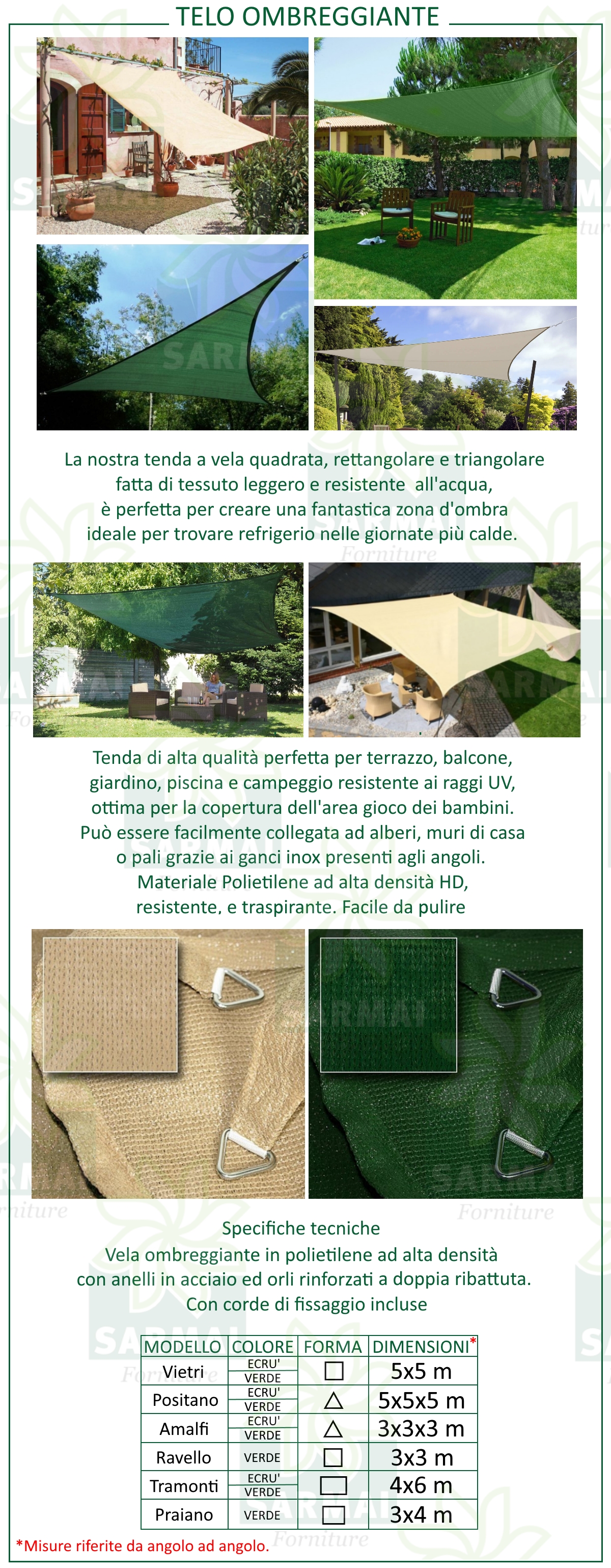 DESCRIZIONE VELA